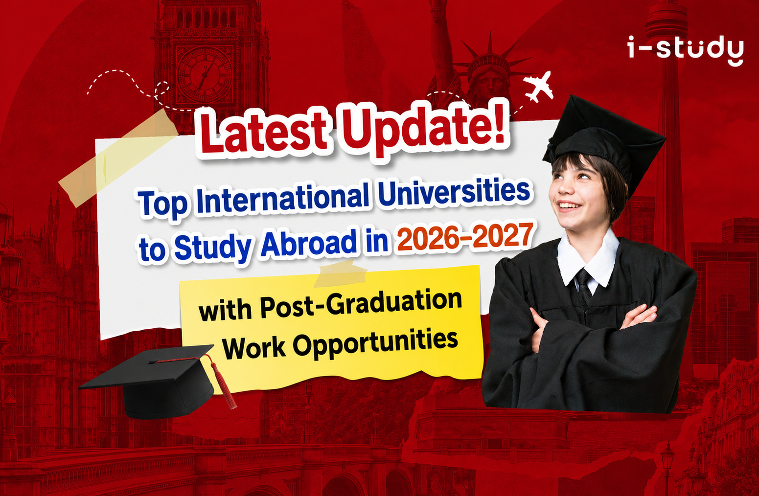Latest Update! Top International Universities to Study Abroad in 2026-2027 with Post-Graduation Work Opportunities