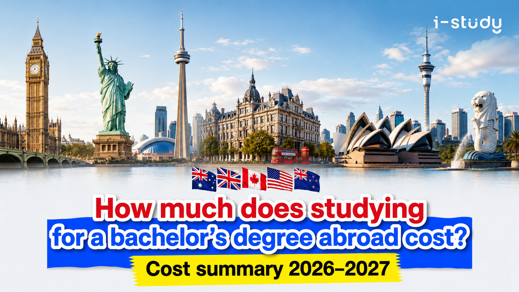 How much does studying for a bachelor's degree abroad cost? Cost summary 2026-2027